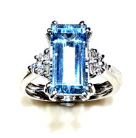 Ringe Ititoli Dame Acquamarina in Weißgold Acquamarina 2.91 Ct AD1161#BLA - AD1161#BLA